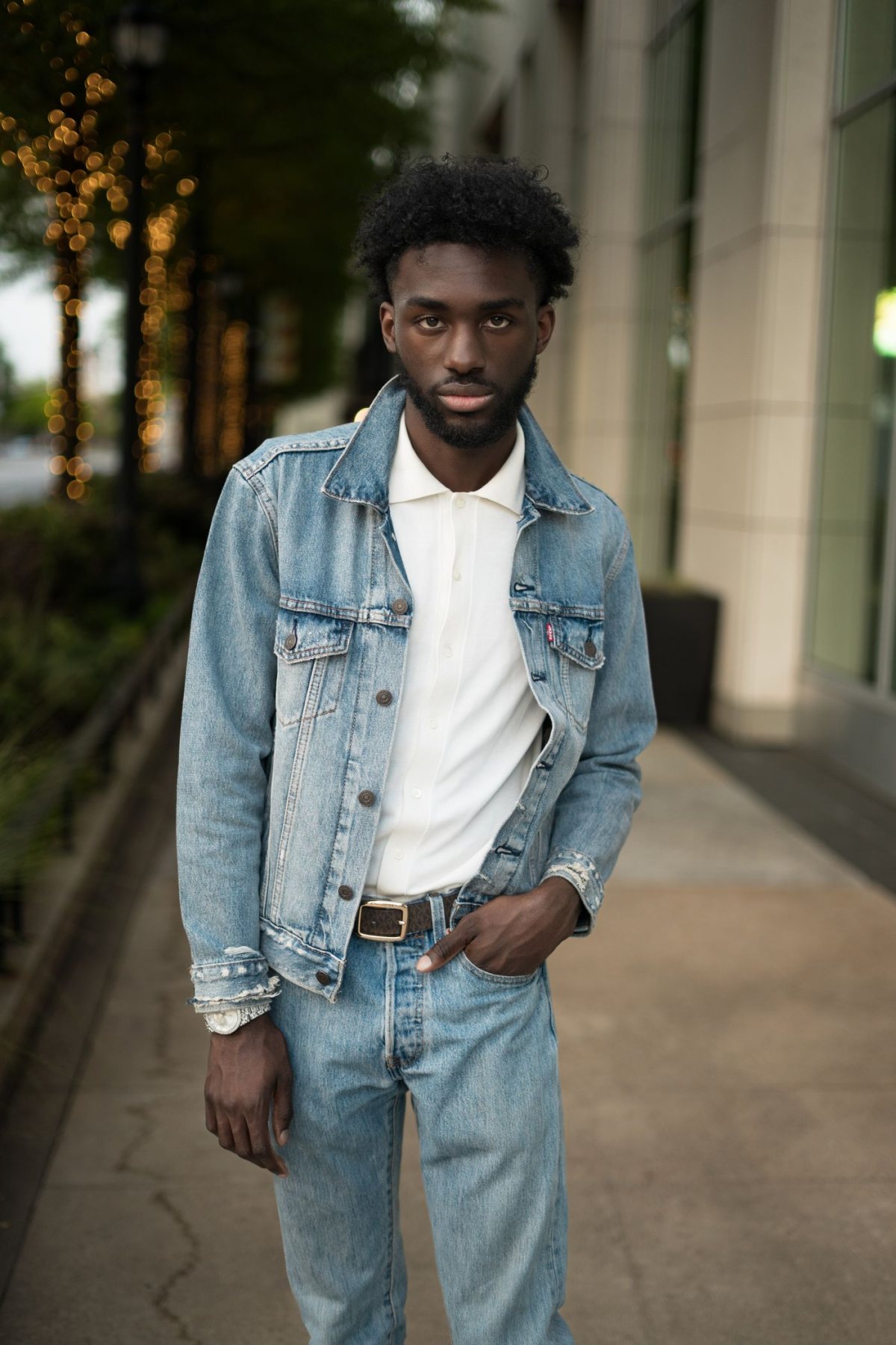 Denim Ceket Açık Mavi