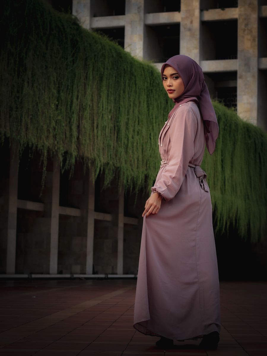 Lila Kloş Tunik