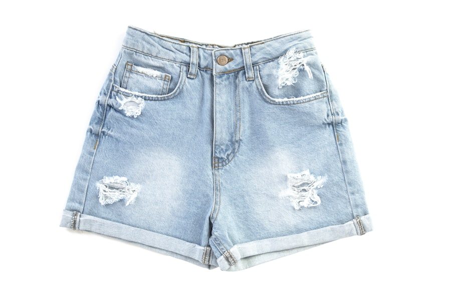 Yüksek Bel Straight Jean Mavi