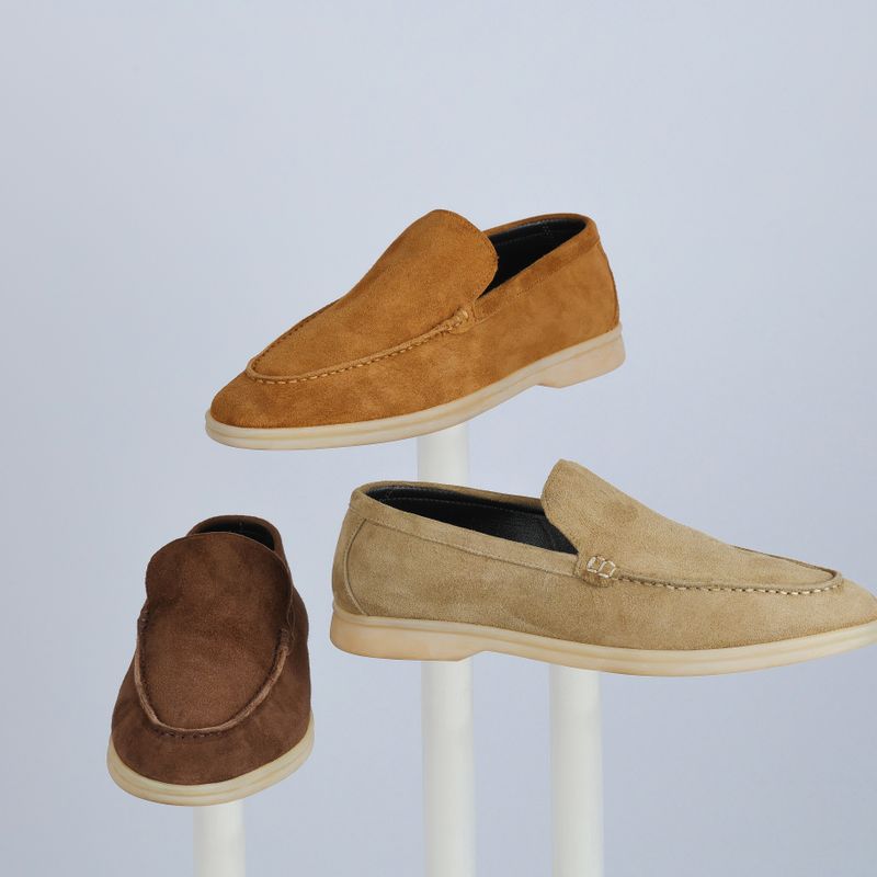 Süet Loafer