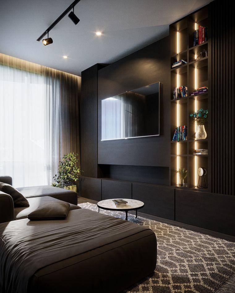 Gizli aydınlatmalı salon