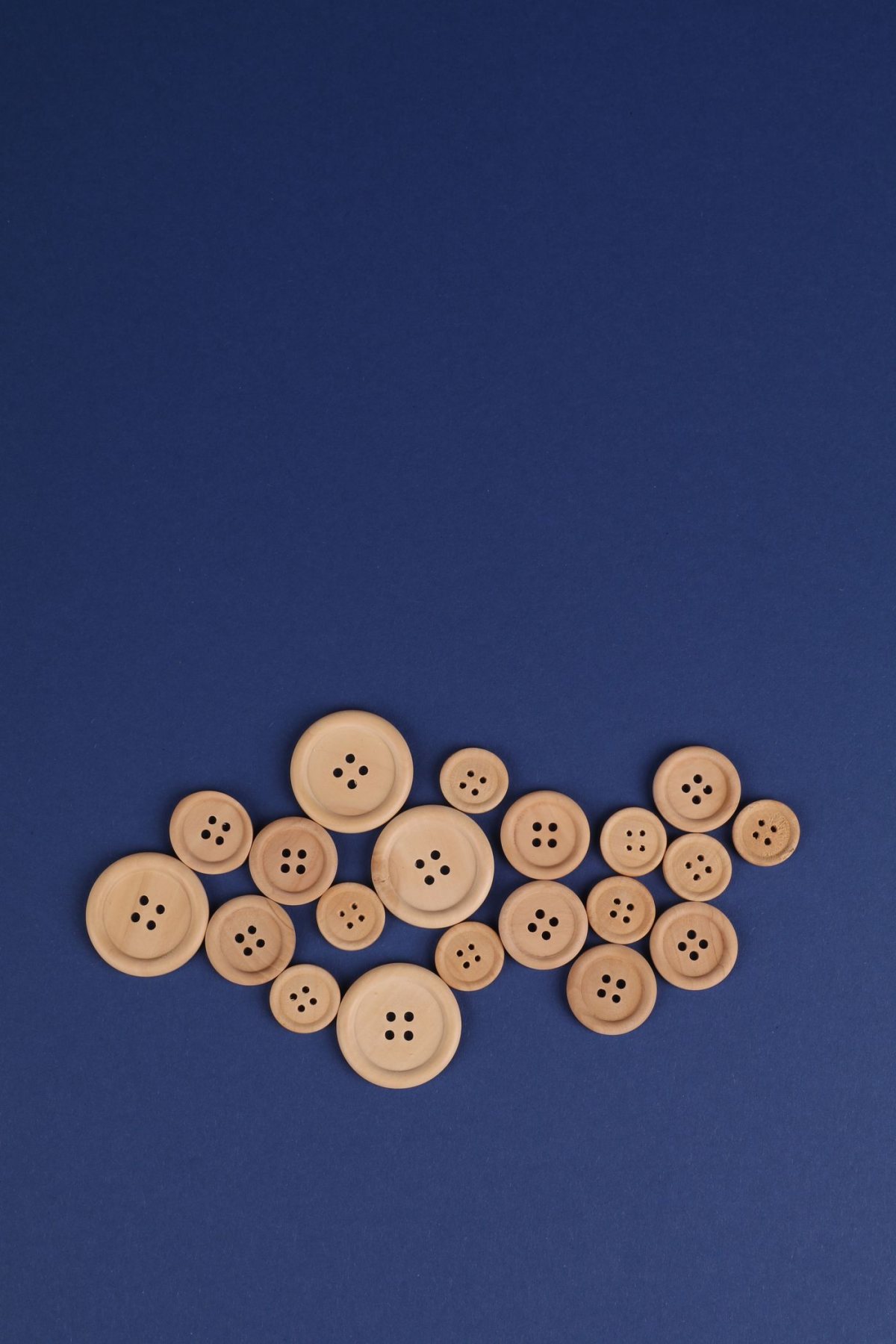 Ahşap Düğme 20 mm (10 adet)