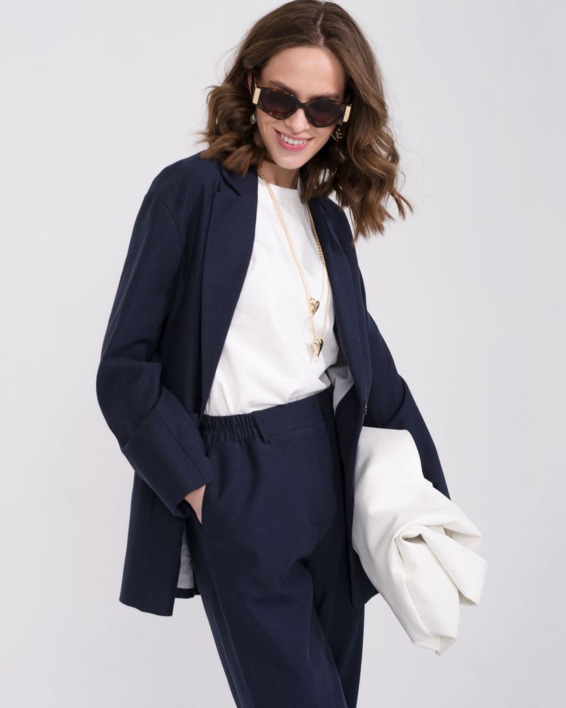 Blazer Ceket — Lacivert