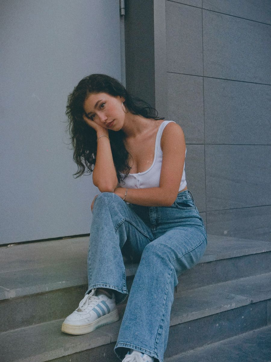 Açık Mavi Wide Leg Jean
