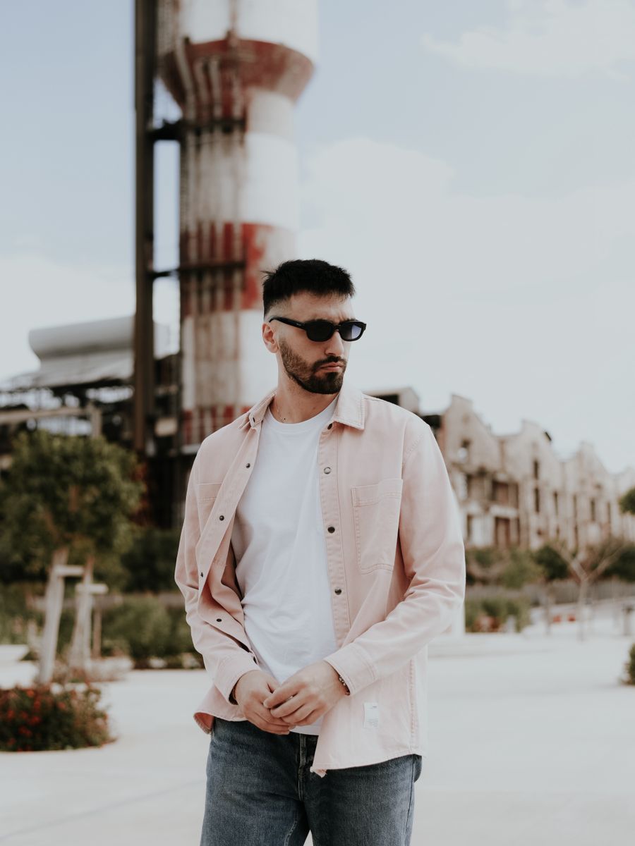 Ekru Chambray Gömlek