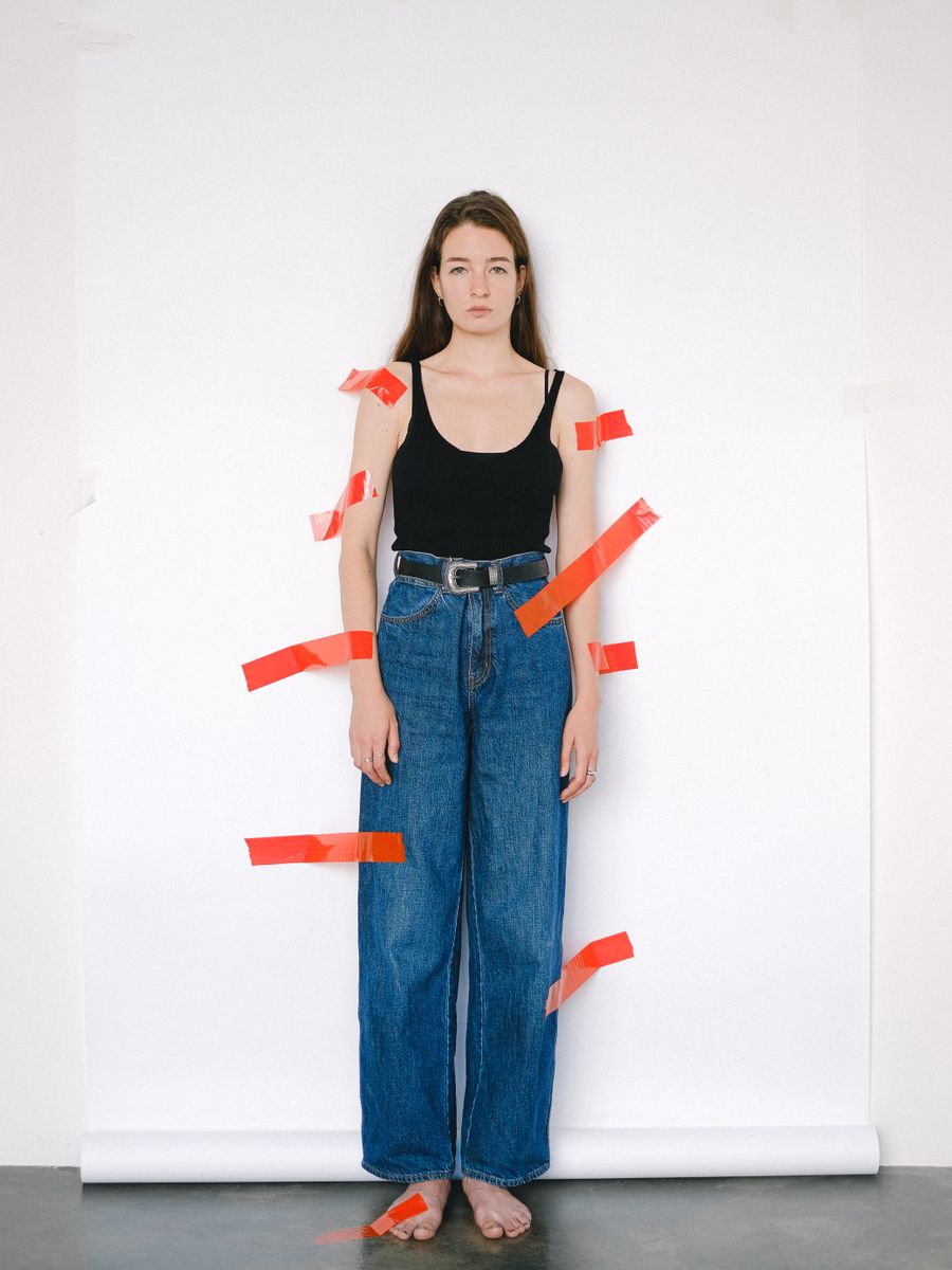 Orta Mavi Straight Jean
