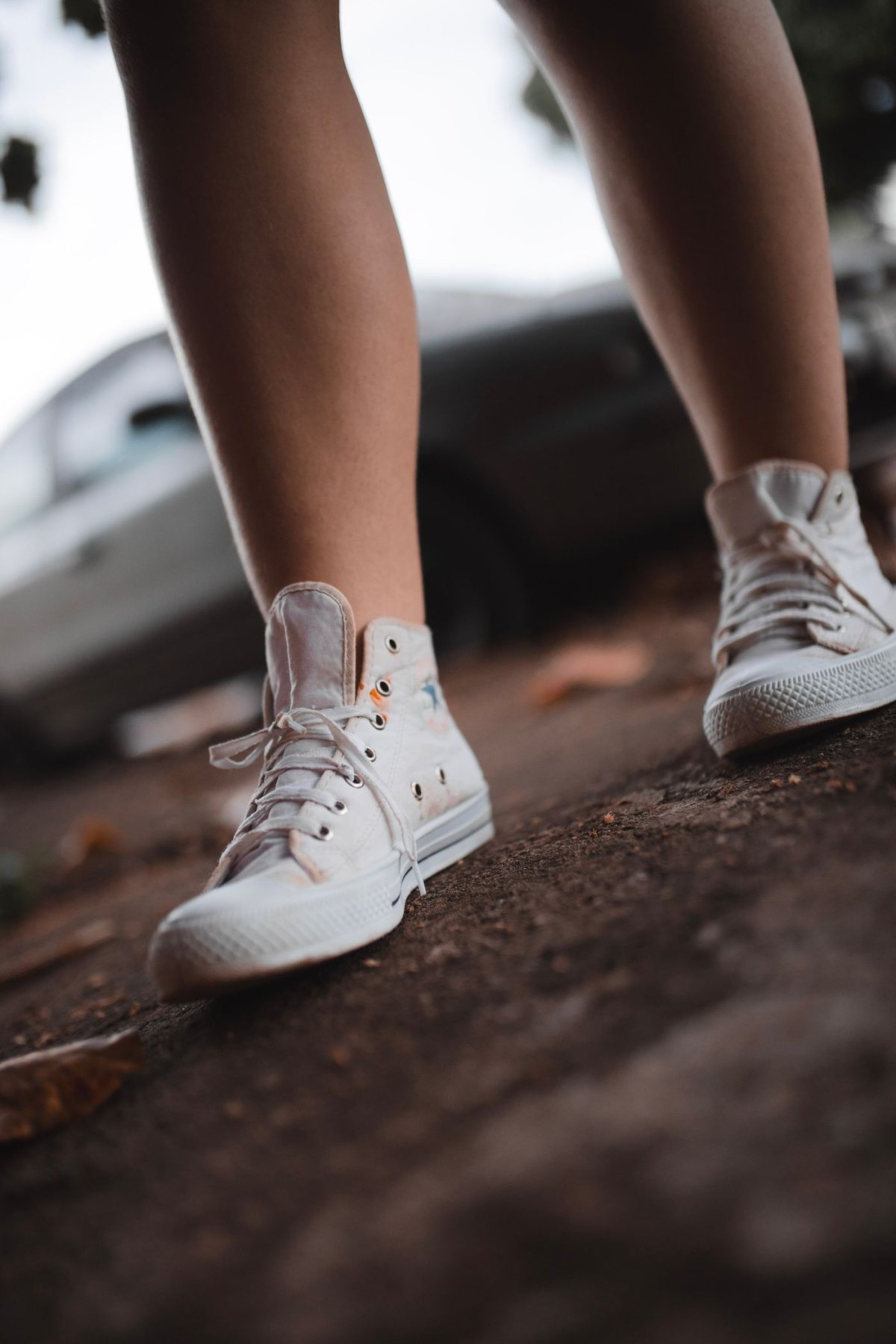 Yüksek Bilek Sneaker Krem