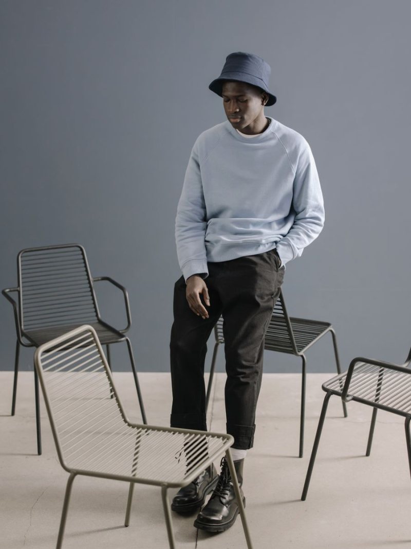 Ekru Şardonlu Sweatshirt
