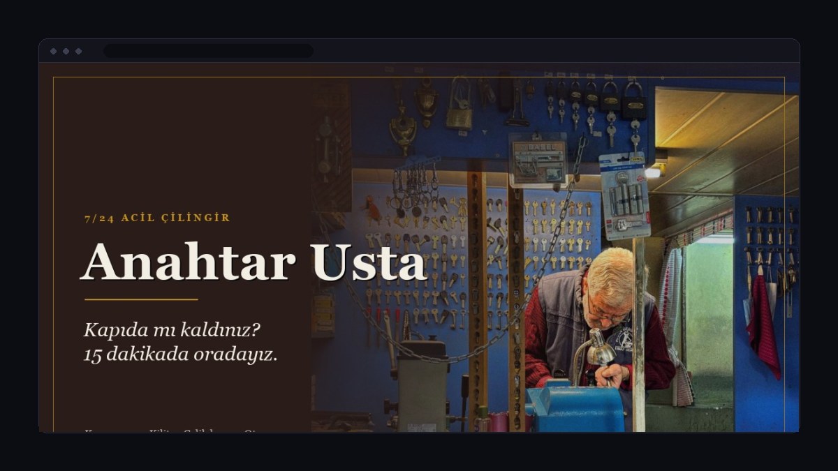 Çilingir İçin Web Sitesi Nasıl Olmalı? Acil Çağrı Rehberi