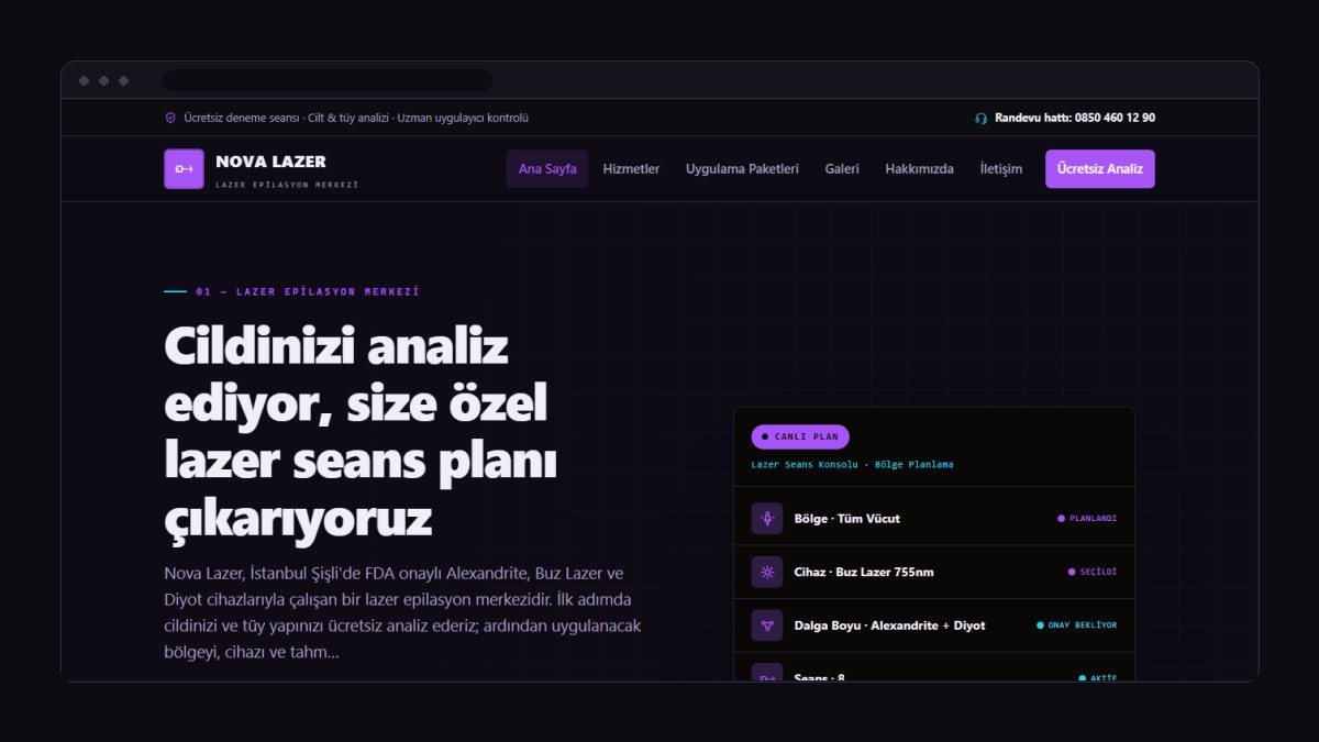 Lazer Epilasyon Merkezi İçin Web Sitesi Nasıl Olmalı?