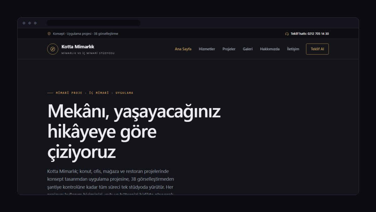 Mimarlık ve İç Mimarlık Ofisi İçin Web Sitesi Nasıl Olmalı?