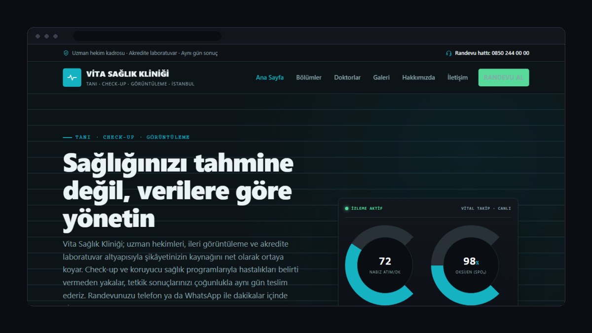 Özel Klinik ve Tıp Merkezi İçin Web Sitesi Nasıl Olmalı?
