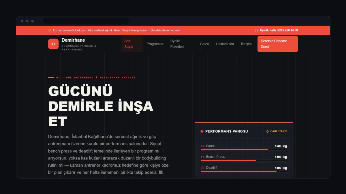 Spor Salonu İçin Web Sitesi Nasıl Olmalı? Üyelik Rehberi