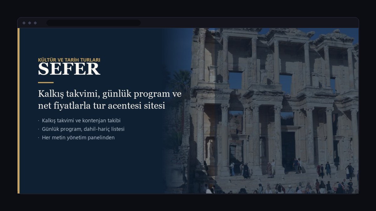 Tur ve Seyahat Acentesi İçin Web Sitesi Nasıl Olmalı?