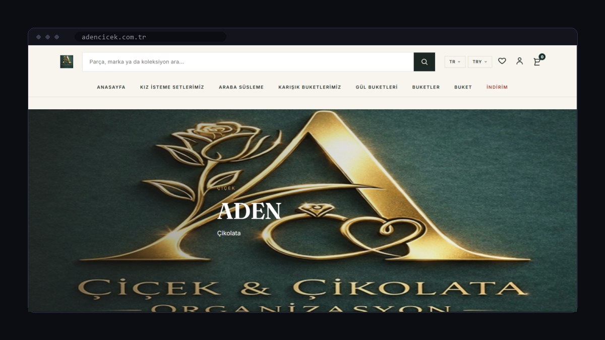 adencicek.com.tr ana sayfası