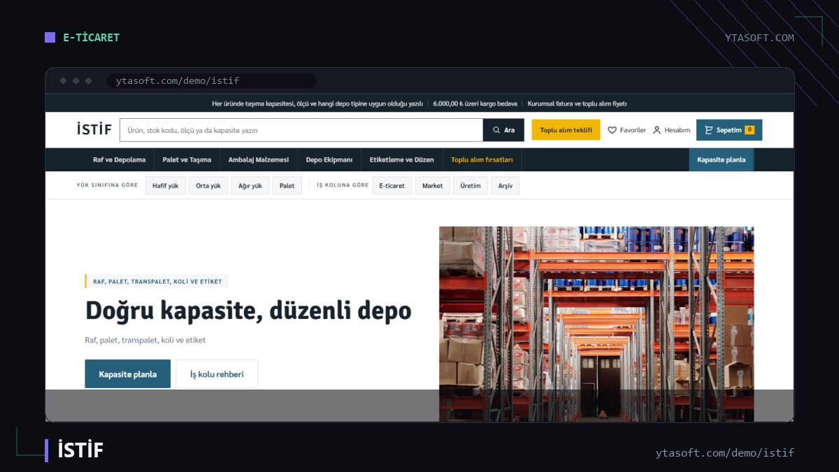 İSTİF hazır site ekran görüntüsü