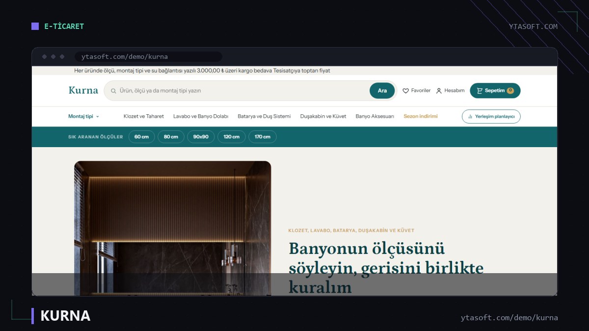 KURNA hazır site ekran görüntüsü