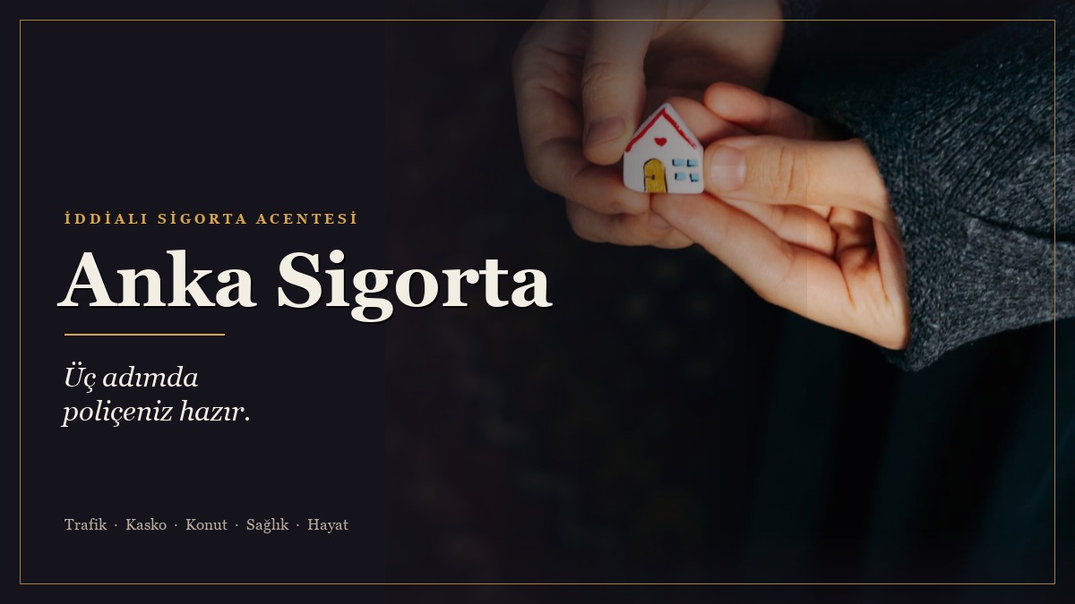 Anka Sigorta web sitesi ana sayfa görünümü