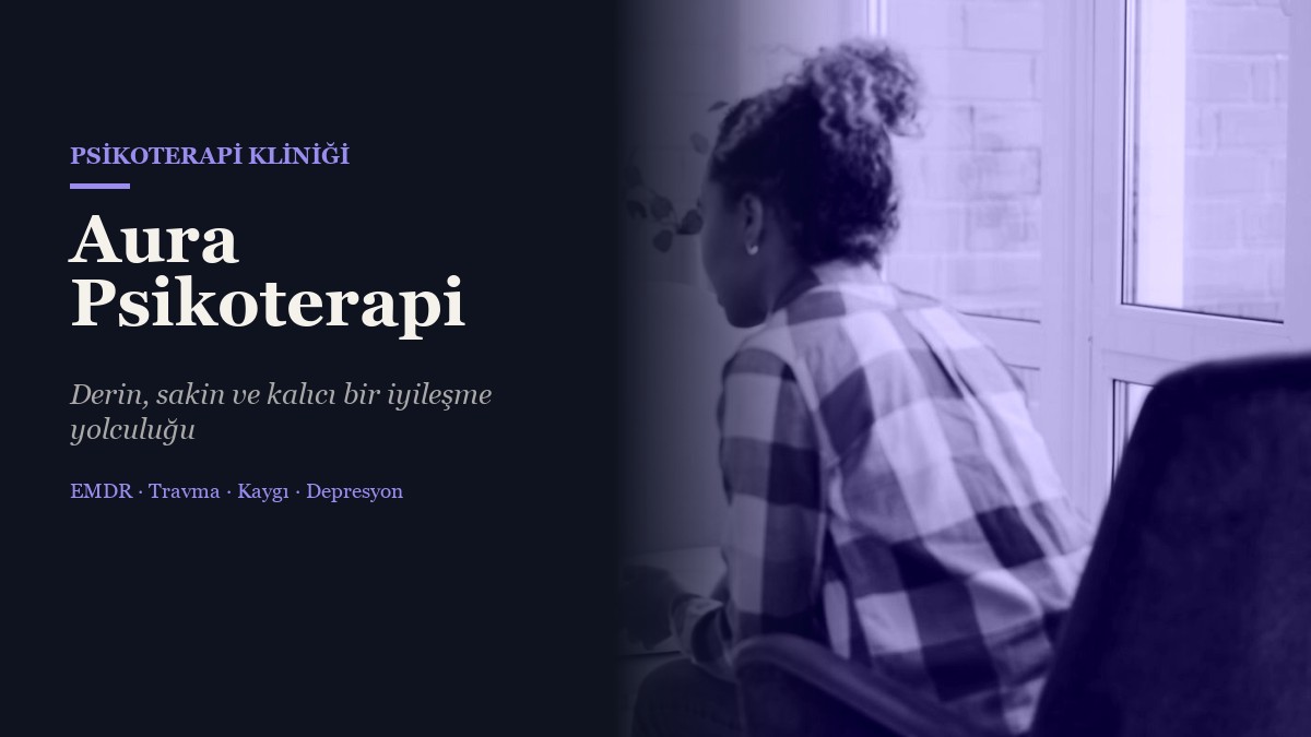 Aura Psikoterapi web sitesi ana sayfa görünümü