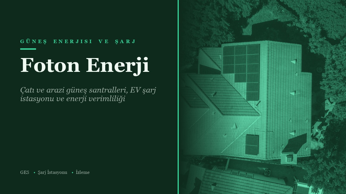 Foton Enerji web sitesi kapağı