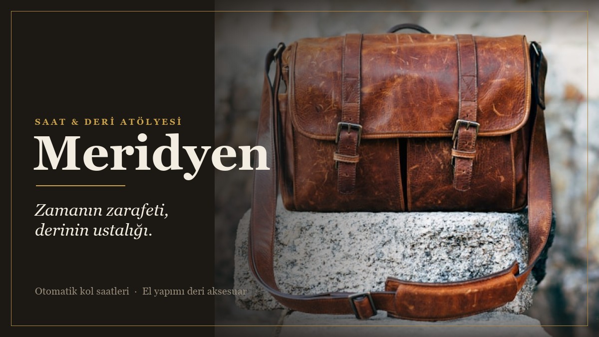 Meridyen saat ve deri atolyesi