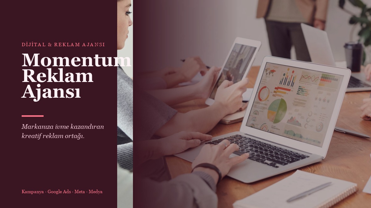 Momentum Reklam Ajansı web sitesi kapağı