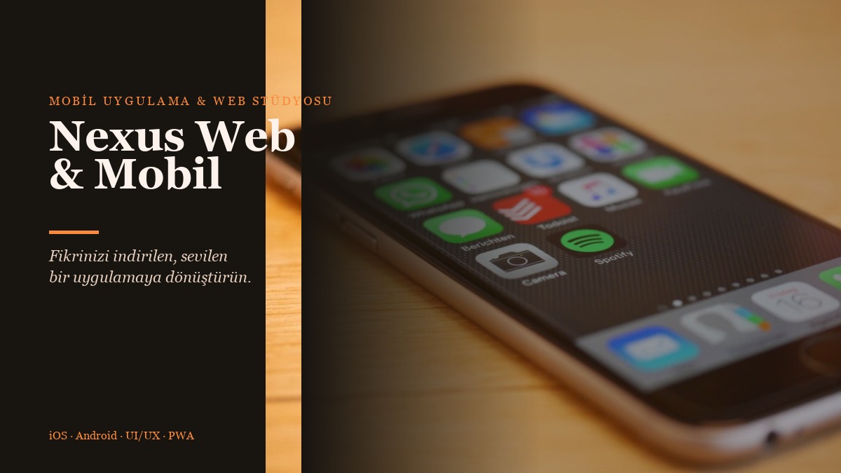 Nexus Web & Mobil web sitesi kapağı