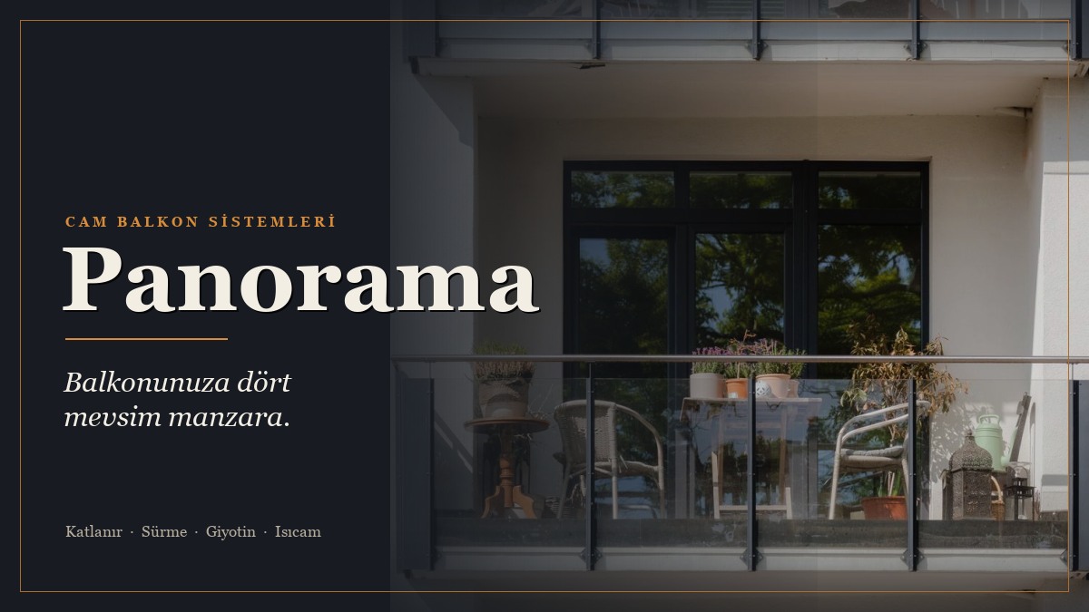 Panorama Cam Balkon web sitesi kapağı
