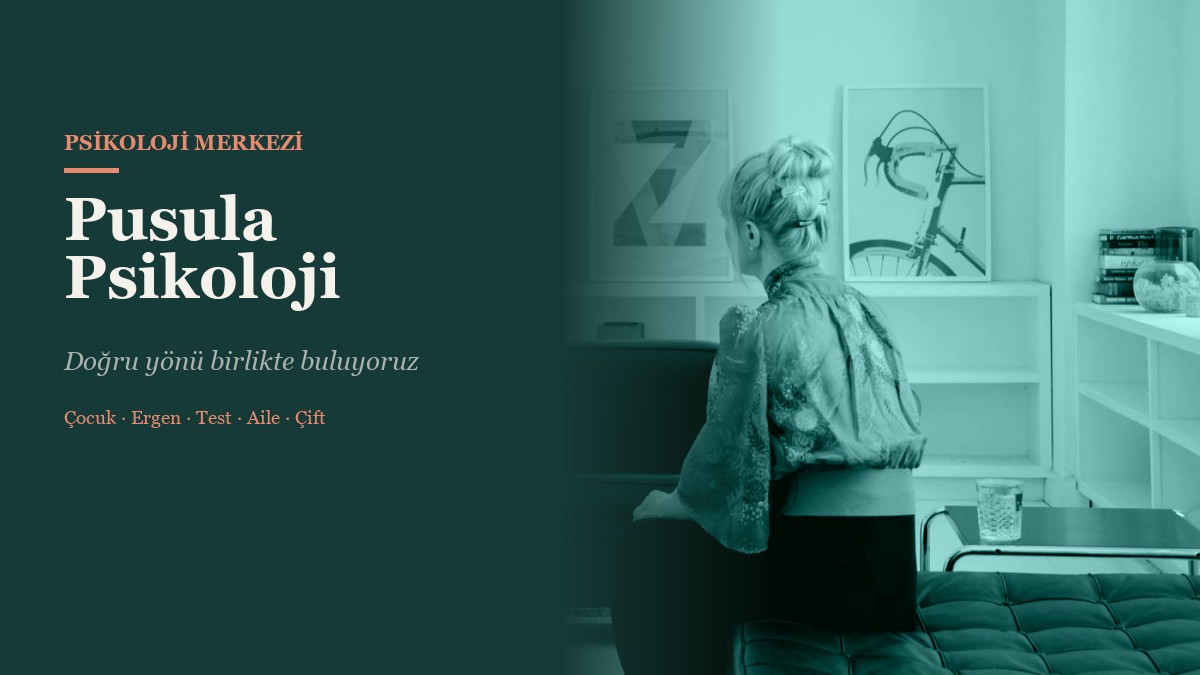 Pusula Psikoloji web sitesi ana sayfa görünümü