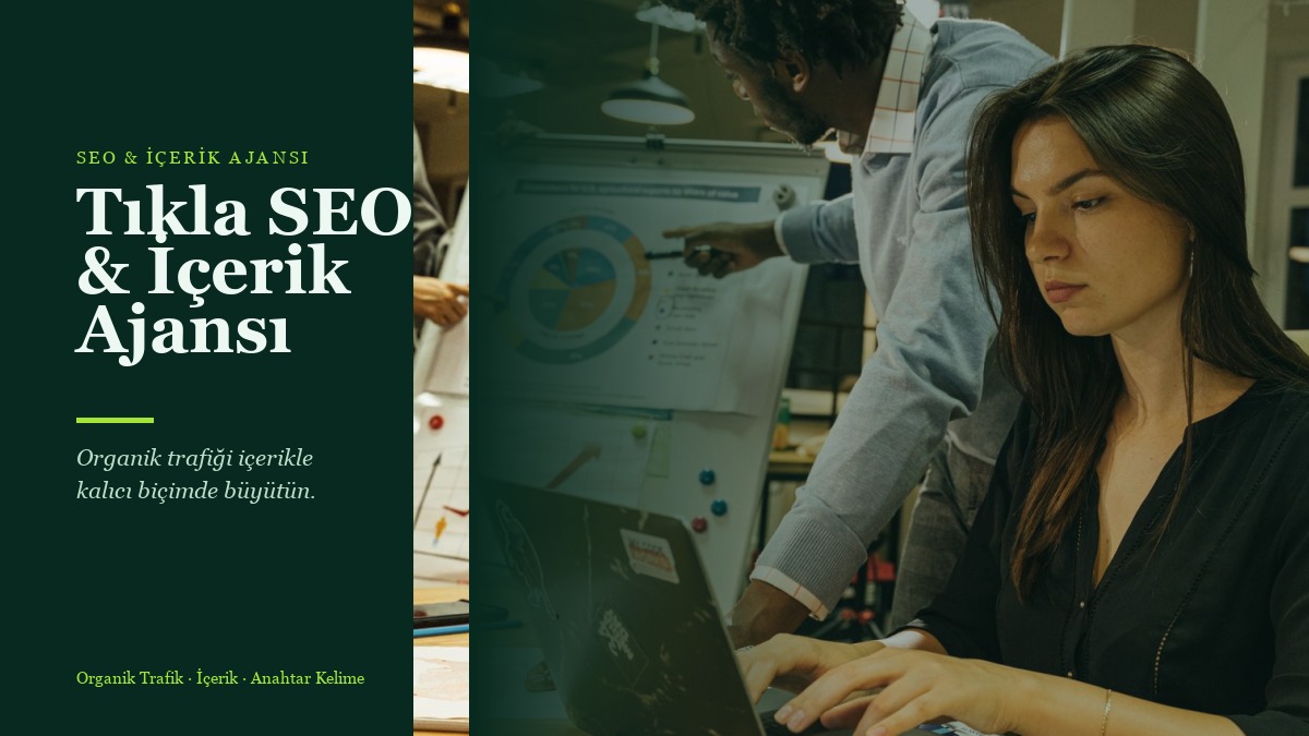 Tıkla SEO & İçerik Ajansı web sitesi kapağı